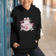 Teacher Valentine's Day All Booked For Valentines Reading Graphic Youth Hoodie