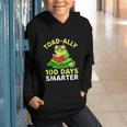 Toad-Ally 100 Days Smarter Frog Reading Book 100 School Day Graphic Youth Hoodie Toad-Ally 100 Days Smarter Frog Reading Book 100 School Day Graphic Youth Hoodie