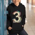 Toddler 3rd Birthday Books Themed 3 Year Old Boys Kids Girls Graphic Youth Hoodie Toddler 3rd Birthday Books Themed 3 Year Old Boys Kids Girls Graphic Youth Hoodie