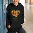 History Education Is Freedom Books Black History Heart Graphic Youth Hoodie