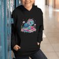 Turtle Bookworm Reading Book Bookworm Book Nerd Cute Graphic Graphic Youth Hoodie