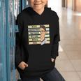 Never Underestimate Girl Read Book Reading Librarian Women Graphic Youth Hoodie