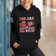 Valentine Day Book You Are Too Sweet Librarian Teacher Kids Graphic Youth Hoodie