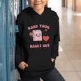 Valentines Day Book Read Your Heart Out Women Men Kids Graphic Youth Hoodie