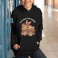 Valentine's Swooning Over Stories Cupid And Book Lover Tee Graphic Youth Hoodie