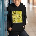 Varsity-Gold Yellow Comic Book University Varsity-Gold Graphic Youth Hoodie