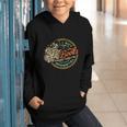 Vintage I Buy Books Like I'm Immortal Skeleton Reading Book Graphic Youth Hoodie