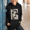Vintage Vampire Bat Vampire Pin Up Girl Horror Comic Book Graphic Youth Hoodie Vintage Vampire Bat Vampire Pin Up Girl Horror Comic Book Graphic Youth Hoodie