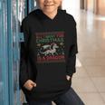 All I Want For Christmas Is A Dragon & Books Ugly Sweater Graphic Youth Hoodie