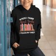 When I Think About Books I Touch My Shelf Bookworm Lovers Graphic Youth Hoodie When I Think About Books I Touch My Shelf Bookworm Lovers Graphic Youth Hoodie