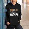 WILD ABOUT READING Reading Books Bookworm Library Day Graphic Youth Hoodie WILD ABOUT READING Reading Books Bookworm Library Day Graphic Youth Hoodie