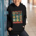 Women's DCC Many Faces Of Mordecai Grid Gamer Series Book Graphic Youth Hoodie Women's DCC Many Faces Of Mordecai Grid Gamer Series Book Graphic Youth Hoodie