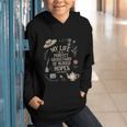 Women's Dramatic Book Lover Quote Graphic Youth Hoodie Women's Dramatic Book Lover Quote Graphic Youth Hoodie