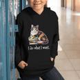 Womens Girls Books I Do What I Want Calico Cat Lover Graphic Youth Hoodie Womens Girls Books I Do What I Want Calico Cat Lover Graphic Youth Hoodie