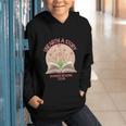 Women's Unearth a Story 2026 Summer Reading Program Flowers Book Graphic Youth Hoodie