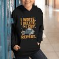 I Write Book Writer Author Book Writing Novelist Graphic Youth Hoodie