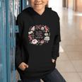 Xmas Tis The Season To Be Reading Books Pajamas Graphic Youth Hoodie