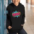 Yeah Comic Comic Book Graphic Graphic Youth Hoodie