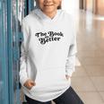The Book Was Better Book Lover Reading Premium Tri-Blend Graphic Youth Hoodie