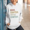 Book Chapter Verse Christian Bible Reformed Theology Graphic Youth Hoodie