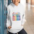 Book Flower Radicalized By Basic Decency Feminist Leftist Graphic Youth Hoodie