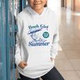 Book Girl Summer Bookish Beach Graphic Youth Hoodie