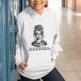 Book Lover Bent Over a Book Graphic Youth Hoodie