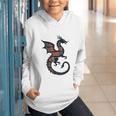 Book Lover Bookworm Reading Books Dragon Graphic Youth Hoodie