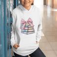 Book Lover Coquette Bow Pink Dainty Ribbon Cute Bookworm Graphic Youth Hoodie