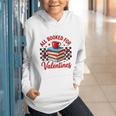 All Booked For Valentines Book Lovers Teacher Student Graphic Youth Hoodie