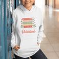 All Booked For Valentines Retro Book Lover Teacher Bookworm Premium Tri-Blend Graphic Youth Hoodie