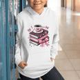 All Booked For Valentine's Teacher Coquette Bow Coffee Book Graphic Youth Hoodie All Booked For Valentine's Teacher Coquette Bow Coffee Book Graphic Youth Hoodie