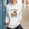 Bookish Feral Moms Book Club Raccoon Mother's Day Bookworm Graphic Youth Hoodie Bookish Feral Moms Book Club Raccoon Mother's Day Bookworm Graphic Youth Hoodie