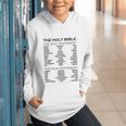 The Books Of The Bible Old And New Testament Complete List Graphic Youth Hoodie The Books Of The Bible Old And New Testament Complete List Graphic Youth Hoodie