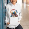 “Books Coffee & Yarn Enthusiast Cozy Reader Graphic Youth Hoodie “Books Coffee & Yarn Enthusiast Cozy Reader Graphic Youth Hoodie