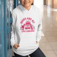 Books Are My Love Language Valentine Book Lover Graphic Youth Hoodie