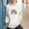 Booktrovert Vintage Wildflowers Books For Book Lovers Graphic Youth Hoodie Booktrovert Vintage Wildflowers Books For Book Lovers Graphic Youth Hoodie