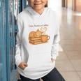 Cats Books And Coffee Heart Cozy Cat Lover Bookworm Readers Graphic Youth Hoodie Cats Books And Coffee Heart Cozy Cat Lover Bookworm Readers Graphic Youth Hoodie