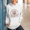 Chapter 21 Book Readers Flower Lovers 21st Birthday Girls Graphic Youth Hoodie Chapter 21 Book Readers Flower Lovers 21st Birthday Girls Graphic Youth Hoodie