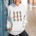 Christmas Library Gingerbread Man Books Lover Bookworm Graphic Youth Hoodie Christmas Library Gingerbread Man Books Lover Bookworm Graphic Youth Hoodie