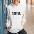 I Like Coffee My Books And Maybe Like 3 People Book Lover Graphic Youth Hoodie