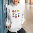 Color Our World Book Lover Reading Bookworm Reader Graphic Youth Hoodie