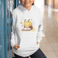 Cute Bee Reading Book Teacher Student Reader Graphic For Men Women Kids Graphic Youth Hoodie