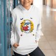 Cute Ghost Reading Book Retro Halloween Librarian Graphic Youth Hoodie Cute Ghost Reading Book Retro Halloween Librarian Graphic Youth Hoodie