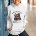 Dark Romance Merch I Put Down My Book Lover Spicy Skeleton Graphic Youth Hoodie