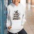 Dragon Hoard Of Books Reading Lover Cute Art Graphic Youth Hoodie