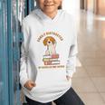Easily Distracted By Beagles And Books Beagle Dog Graphic Youth Hoodie Easily Distracted By Beagles And Books Beagle Dog Graphic Youth Hoodie