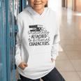 Emotionally Attached To Fictional Characters Banned Books Graphic Youth Hoodie