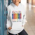 Equality Hurts No One LGBTQ Pride Books And Flowers Graphic Youth Hoodie