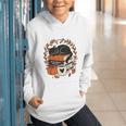 Fall Book Teacher Cat Books Halloween Autumn Librarian Graphic Youth Hoodie Fall Book Teacher Cat Books Halloween Autumn Librarian Graphic Youth Hoodie